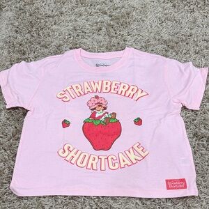 Pink Strawberry Shortcake Womans  T-Shirt